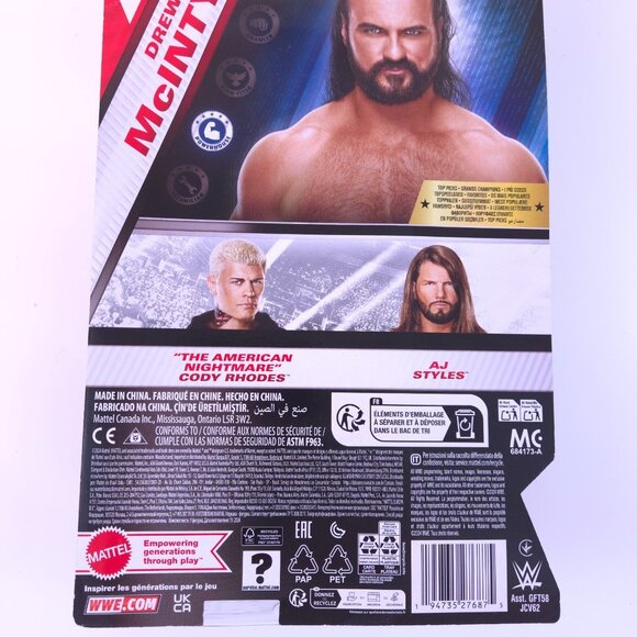 Drew McIntyre WWE Main Event 2024 Figure GFT58/JCV62 Brand New Near Mint - Picture 5 of 6